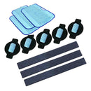 5pcs Wet Sponges + 3pcs Wet Pro-Clean Mopping Cloth + 3pcs Wheel Tires for