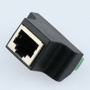 Ethernet RJ45 Female Jack to 8 Pin Screw Terminal Connector Adapter Converter