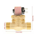 DC 12V Normally Closed Brass Electric Solenoid Valve for Water Control