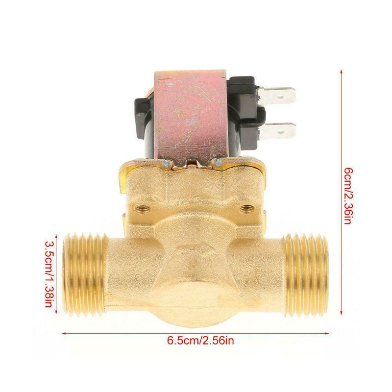 DC 12V Normally Closed Brass Electric Solenoid Valve for Water Control