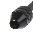 0.3-3.6mm Keyless Drill Chuck Screwdriver Impact Driver Adaptor 1/4" Sh %x
