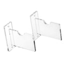 1 Pair Transparent Sword Stand Sword Holder Acrylic Storage Rack for Home Shop