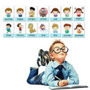 14 X Emotion Cards Early Childhood Cartoon English Education Emotional Card P3N6