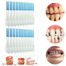 40Pcs Interdental Floss Brushes Dental Oral Care Soft Clean Between Tool Se Z1F6