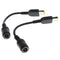 2XTip Converter Adapter Cable, MALE TO DC power Plug Barrel Connector Cable