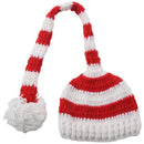 Christmas Crochet Knit Baby Photo Hat White Red
