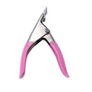 Pink Edge Nail Art Manicure Acrylic UV Gel False Tips Clipper Cutter New A