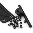 60Pcs Rivets Black Metal For K Sheath Plate Sheath Tool Fix Eyelet Q3S9