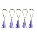 Shower Curtain Hooks 12 Pcs Anti Rust Decorative Shower Curtain Rings Hooks K8M2