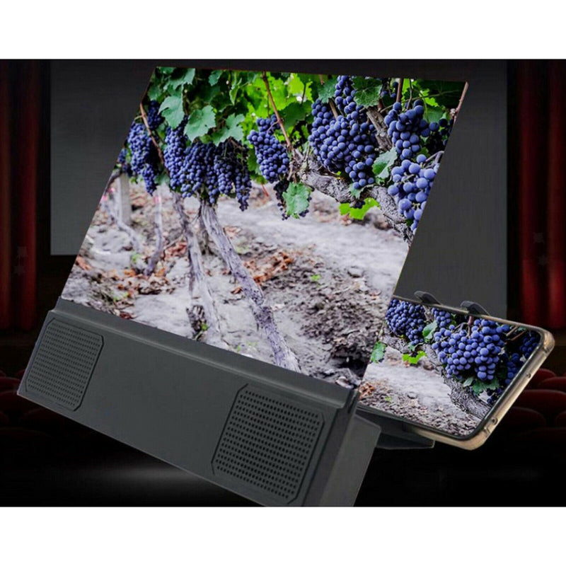 Portable 12" Smart Phone Screen Amplifier Phone Magnifying Screen Phone Accs