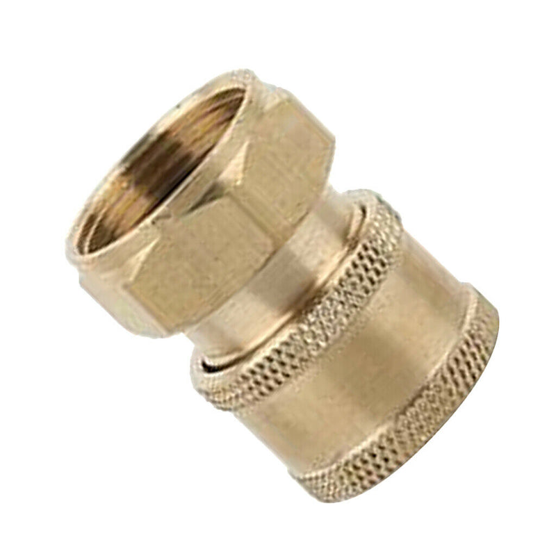 2-Pack Brass Pressure Washer Quick Connector M18x1.5mm/M22x1.5mm Female Thread