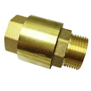 Vertical Brass Spring Check Non-Return Valve Size 6 Points DN20 Thread
