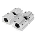 15Pcs 400Mm Optical Axis Guide Bearing Housings Linear Rail Shaft Support S