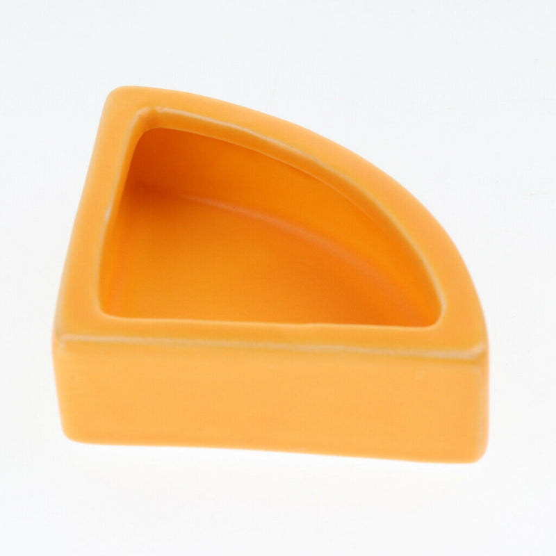 4Pcs / Set Reptile Food or Water Dish Worm Bowl Ceramic Dish Mealworm Feeder