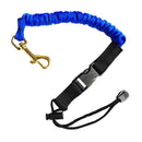 Nylon Paddle Leash Tie Rope Bungee Fishing Rod with Hook for Kayak Canoe