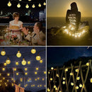 30 Led Ball Led Ring Light Solar Lamp Power Led String Fairy Lights Solar G