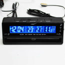 Auto Car Temperature Voltage Clock Thermometer Meter Monitor Digital LCD