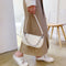 Alligator Pattern Shoulder Totes Bag Women Leather Chain Handbag (Beige) A