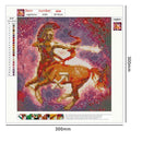 5D DIY Full Drill Diamond Painting Sagittarius Cross Stitch Embroidery Kit