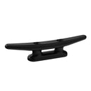 Boat Dock Cleat Flat Top 5 inch 125mm  - Nylon Black