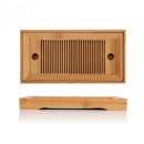 Bamboo Tea Trays Kung Fu Tea Accessories Tea Tray Table With Drain Rack 25X