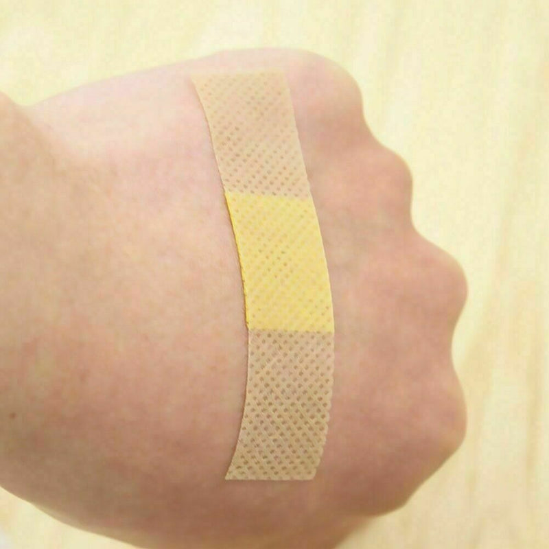 100 x Strips Band Aid PE Waterproof Bandages Medical Adhesive E5K1 Bandages T5L3
