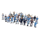 Railway Construction Workers Figures 1:42 Scale Railroad Worker People