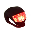 5X(Waterproof Double Red LED Light with Black Silicone for Bicycle M1I1)