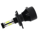 4-Side H4 9003 HB2 LED Headlight Bulbs 2400W 360000LM High Low Be%!
