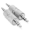 2pcs 3.5mm Stereo Male to 3.5mm Male Headphone Audio Adapter Jack Coupler C I1C7