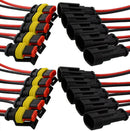 2 Pin Way Sealed Waterproof Electrical Wire Connector Plug Terminal For Car SUV