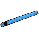 Nylon Fabric LED Wristband Lighting Slap Wrap Armband, Blue