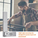 Machinist Square 90 Degree Right Angle Ruler Precision Measure (80x50mm)