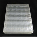 5x 30 Pockets Coin Holders Collection Storage Plastic Money Album Case Envelope