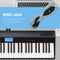 USB Interface to MIDI Converter Music Keyboard Piano Cord Cable Adapter A