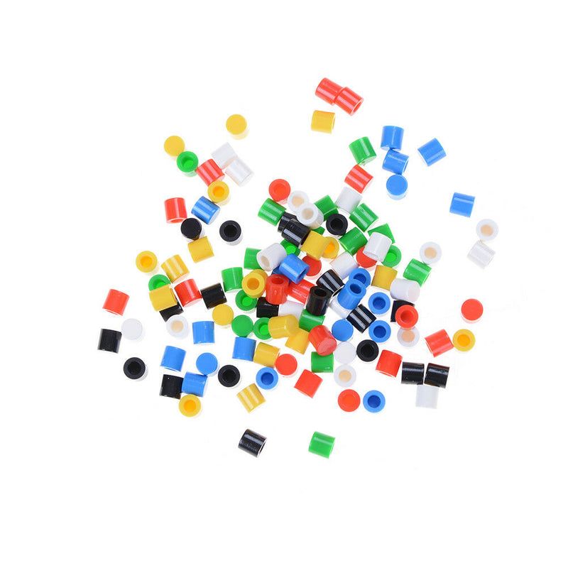100pcs/lot  Plastic Cap Hat for 6*6mm Tactile Push Button Switch Lid Cover  Nw