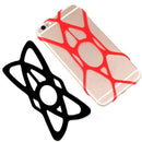 5pcs/set Universal Elastic Strap Soft Silicone Bike Phone Holder Non Slip Stand