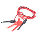 2pcs Multimeter electrical testing dual smd IC test hook lead cable 1M3cc