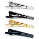 4Pcs Tie Clips for Men Tie Bar Clip Set for Regular Ties Necktie Wedding Bu H9Z3