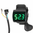 E-Bike Thumb Throttle LCD Digital Battery Voltage Display Switch Handle FinS Ew