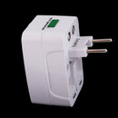 US to EU Europe and New Universal Power Adaptor Travel Plug Converter