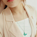 2Pcs Color Change Mood Emotion Necklace Changeable Jewelry Set Choker Gifts