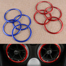 4pcs Interior Air Vent Outlet Ring Cover Fit for Chevrolet Camaro 2017+ Styling