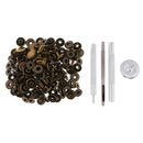 2 Boxed Press Stud Popper Fastener Punch Tool Kits for Leather Bag Clothes