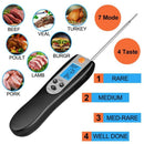 Kitchen Instant Read Digital Grill Cooking Food Thermometer, 5.4 Inch, Blac K5U3