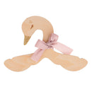Cartoon Swan Baby Kid Nursery Room Wooden Coats Clothes Garment Hooks Hanger