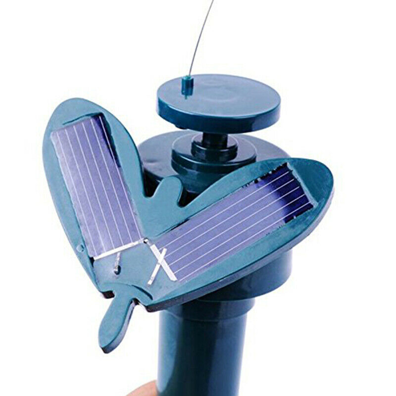 Solar Powered Rotating Humming Bird Flying Garden Ornament Path Decoration