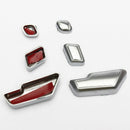 6Pcs Chrome Car Door Seat Adjust Buttons Switch For Mercedes-Benz E Class W G1O4