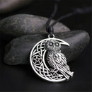 Goddess Crescent Moon Pendant Owl Wicca Star Pagan Amulet Talisman Necklace H7