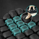 Air Seat Pad Motorcycle Ride Seat Cushion Mattress for Touring Saddles Black